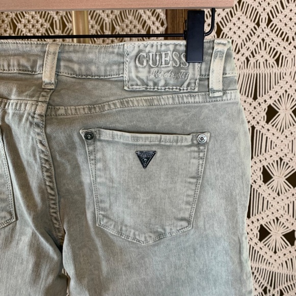 Guess light gray jeans 28 slim‎ ankle - Picture 7 of 15